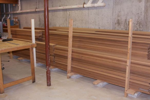Cedar in seller's basement
