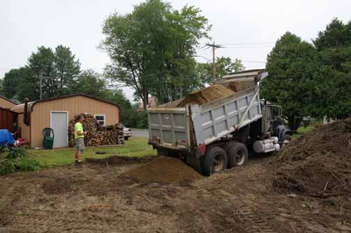 Dump of gravel for driveway - $350