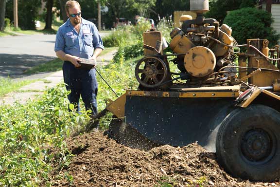 Stump grinding