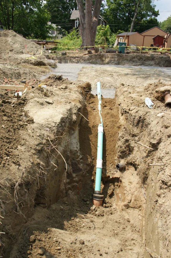Our sewer connection
