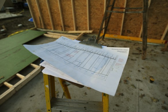 Paper plans - picture by Thom and Beth