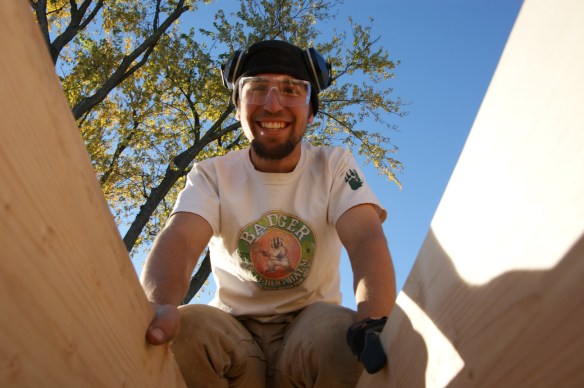 Spartan framed by the joists. Picture by Hannah. Spartan framed by the joists. Picture by Hannah.