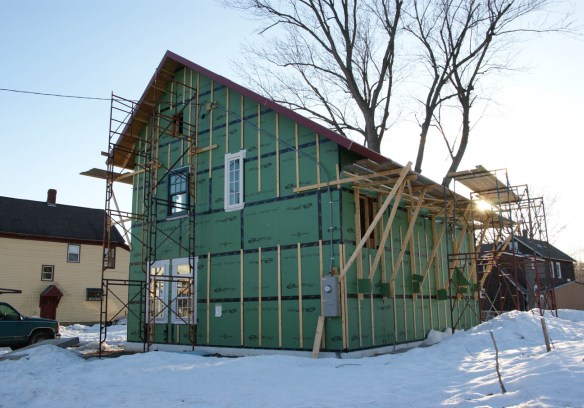 Fascia boards installed