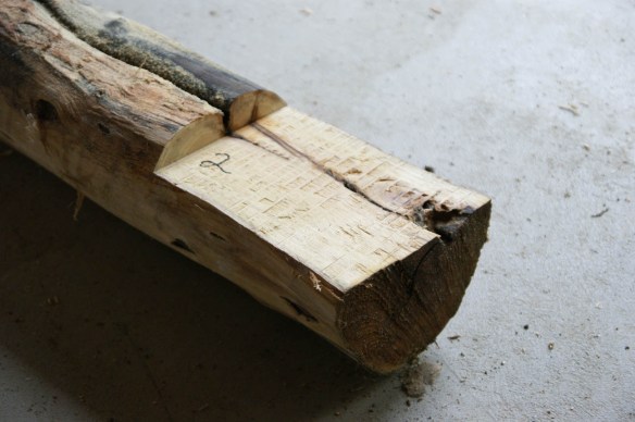 One side of the tenon done