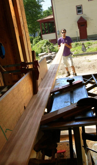 Rabbetting trim boards