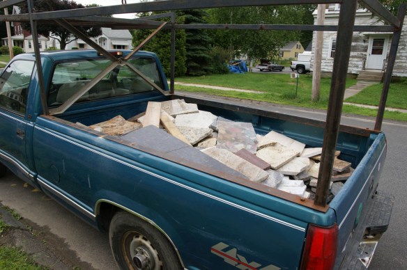 Truck load of granite counter top scrap