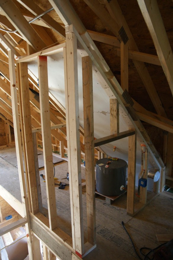 Third floor drain back tank room