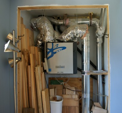 Venmar EKO 1.5 HRV heat recovery ventilator installed