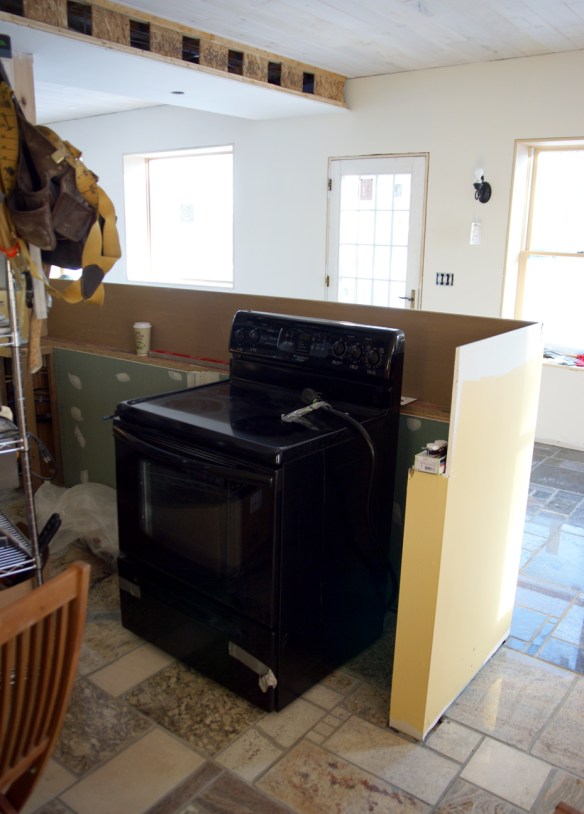 Flat top electric stove