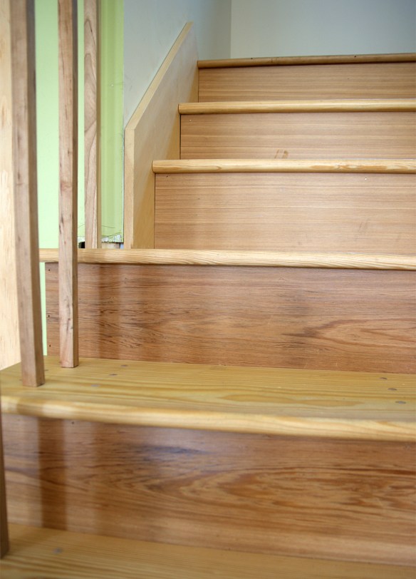 Wood staircase