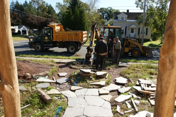 Greenfield, MA DPW at work