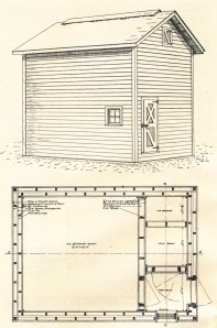 Early super-insulated design ice house
